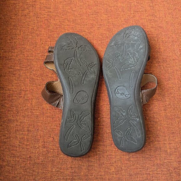 Born Concept Laurina Toe Loop Ring Thong Sandal Slide b.o.c. Brown Boho - Picture 3 of 7